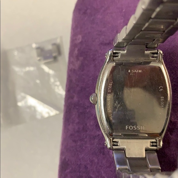 Authentic Fossil All Stainless Steel Watch